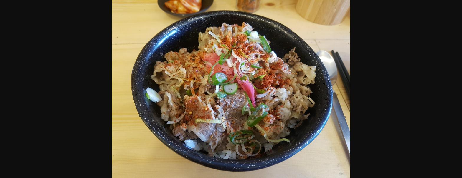 すき家の牛丼のイメージ写真